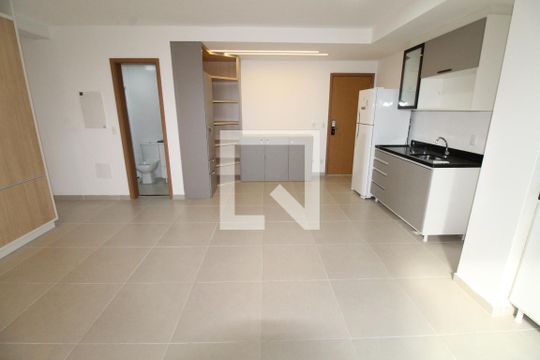 Sala / Cozinha de apartamento para alugar com 1 quarto, 50m² em Altos do Esplanada, São José dos Campos