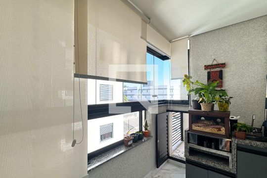 Sacada de apartamento para alugar com 2 quartos, 61m² em Baeta Neves, São Bernardo do Campo