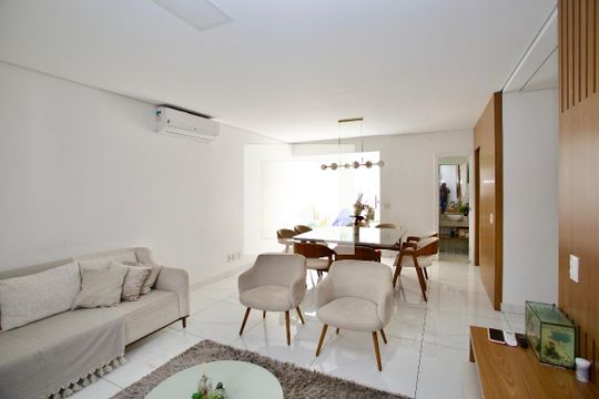 Sala de casa de condomínio para alugar com 3 quartos, 180m² em Estância do Hibisco, Contagem