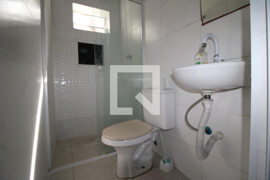 Banheiro de kitnet/studio para alugar com 1 quarto, 39m² em Santana, São Paulo