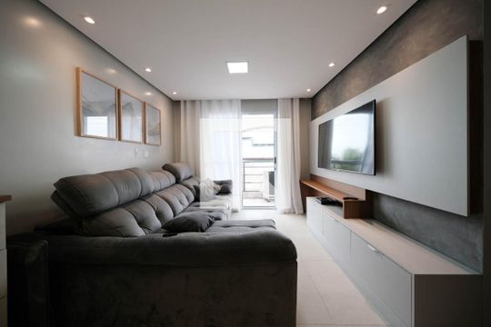 Sala/Cozinha de casa de condomínio à venda com 2 quartos, 92m² em Vila Frugoli, São Paulo