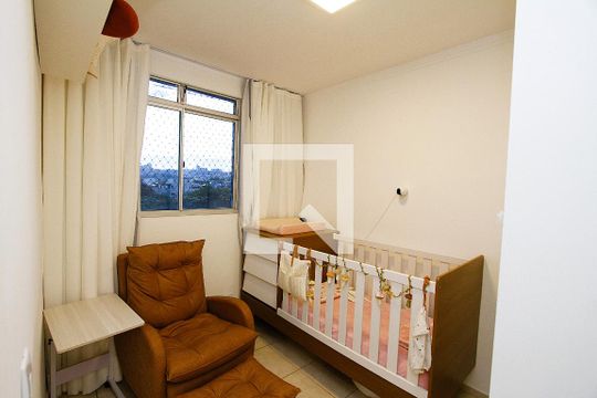 Quarto 2 de apartamento à venda com 2 quartos, 44m² em Estrela do Oriente, Belo Horizonte