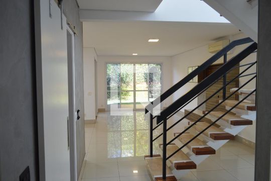 Sala de casa de condomínio para alugar com 3 quartos, 222m² em Bonfim Paulista, Ribeirão Preto