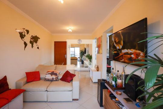 Sala de apartamento à venda com 2 quartos, 70m² em Vila Campo Grande, São Paulo