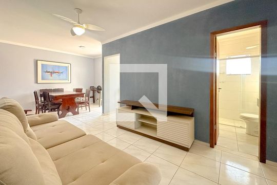 Sala de TV de apartamento para alugar com 2 quartos, 64m² em Ingleses do Rio Vermelho, Florianópolis