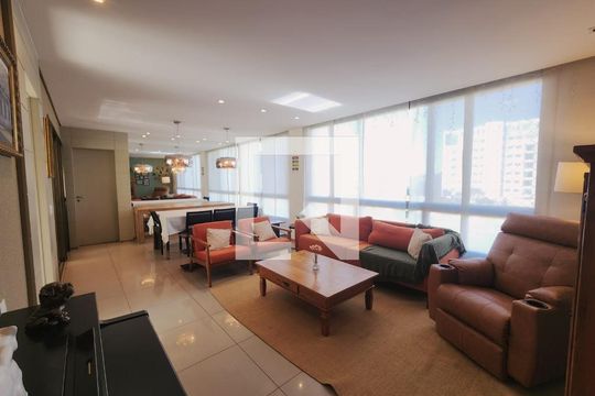 Sala de apartamento para alugar com 4 quartos, 154m² em Vale dos Cristais, Nova Lima