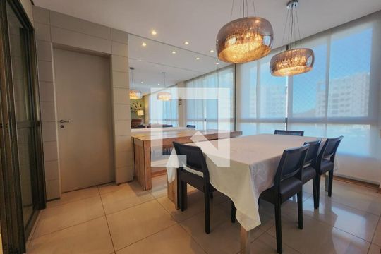 Sala de apartamento para alugar com 4 quartos, 154m² em Vale dos Cristais, Nova Lima