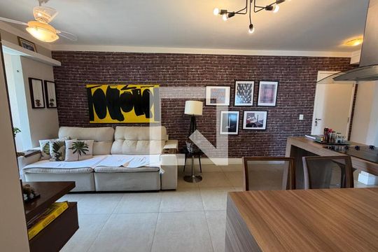 Sala de apartamento à venda com 2 quartos, 84m² em Jardim Santa Eudoxia, Campinas