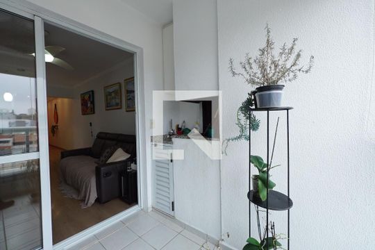 Varanda gourmet de apartamento à venda com 3 quartos, 83m² em Vila São José, São Paulo