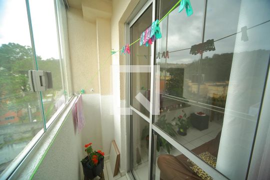 Varanda da Sala  de apartamento à venda com 2 quartos, 52m² em Montanhão, São Bernardo do Campo