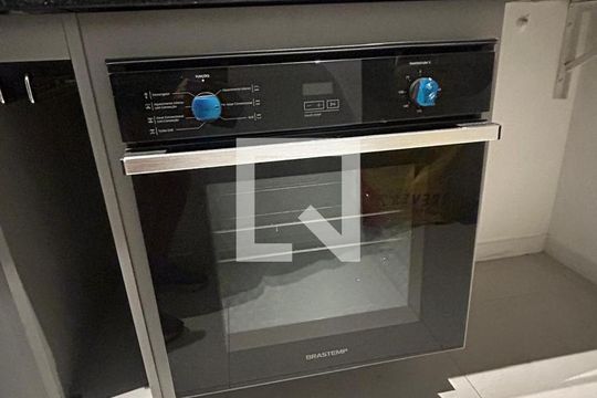Cozinha de apartamento para alugar com 1 quarto, 50m² em Laranjeiras, Rio de Janeiro