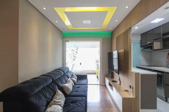 Sala de apartamento à venda com 2 quartos, 62m² em Vila Ema, São Paulo