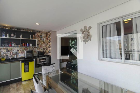 Varanda da Sala de apartamento à venda com 2 quartos, 62m² em Vila Ema, São Paulo