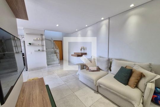 Sala e sala de jantar  de apartamento à venda com 3 quartos, 168m² em Jardim America, Belo Horizonte