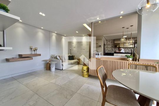 Sala e sala de jantar  de apartamento à venda com 3 quartos, 168m² em Jardim America, Belo Horizonte