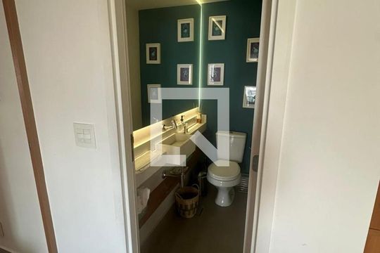 Lavabo de apartamento à venda com 2 quartos, 93m² em Chácara Santo Antônio (Zona Sul), São Paulo