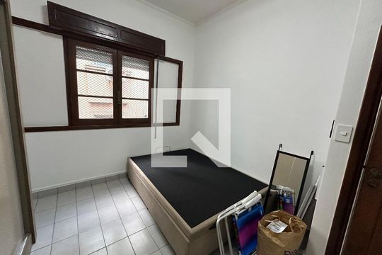 Sala de apartamento para alugar com 1 quarto, 50m² em Itararé, São Vicente