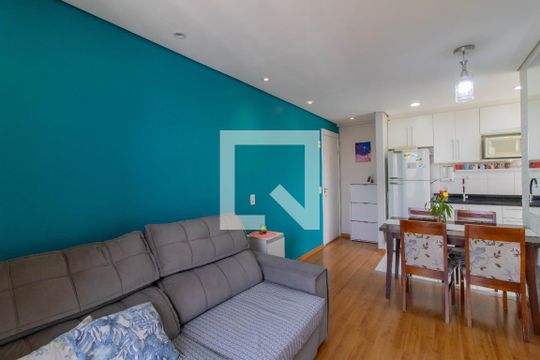 Sala de apartamento à venda com 2 quartos, 47m² em Jardim Bela Vista, Guarulhos