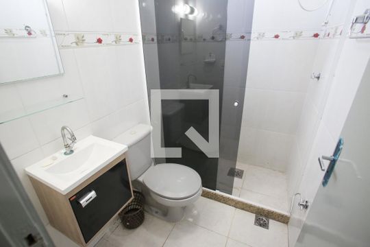 Banheiro da Suíte de apartamento à venda com 2 quartos, 50m² em Pechincha, Rio de Janeiro