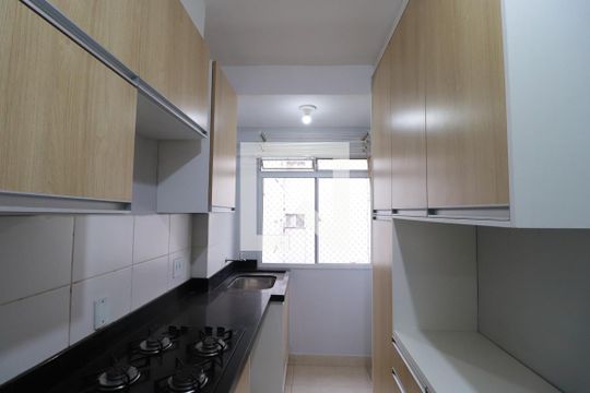 Cozinha  de apartamento para alugar com 2 quartos, 47m² em Jardim Florestan Fernandes, Ribeirão Preto