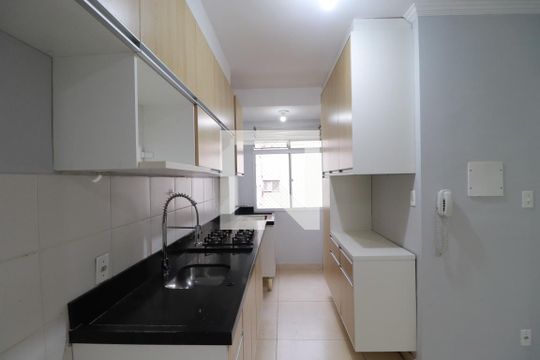 Cozinha  de apartamento para alugar com 2 quartos, 47m² em Jardim Florestan Fernandes, Ribeirão Preto
