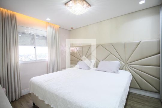 suíte  de apartamento para alugar com 3 quartos, 128m² em Jardim Vazani, São Paulo