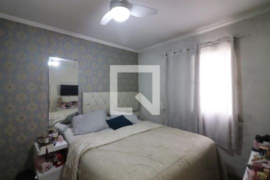 Quarto 1 - Suíte de casa de condomínio à venda com 3 quartos, 73m² em Jardim Borborema, São Bernardo do Campo