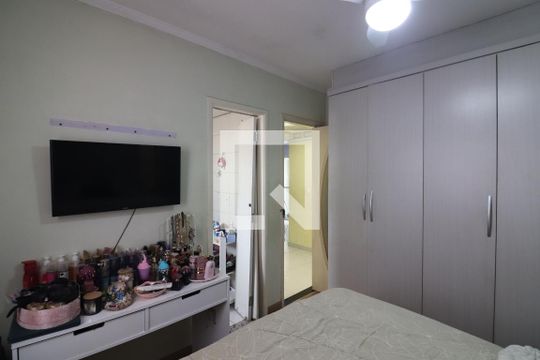 Quarto 1 - Suíte de casa de condomínio à venda com 3 quartos, 73m² em Jardim Borborema, São Bernardo do Campo