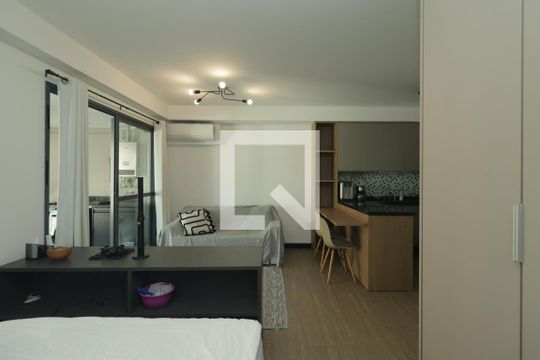 Sala/Quarto de apartamento à venda com 1 quarto, 42m² em Vila Mariana, São Paulo