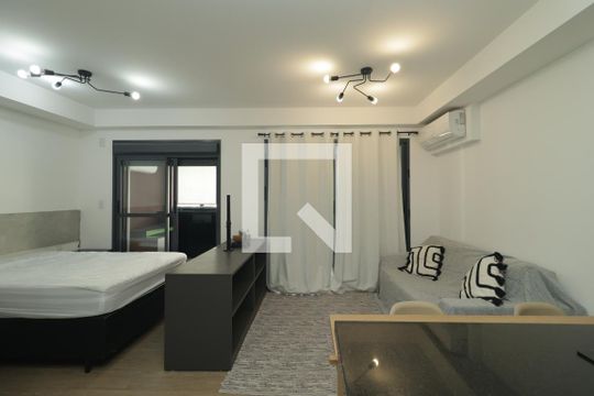 Sala/Quarto de apartamento à venda com 1 quarto, 42m² em Vila Mariana, São Paulo