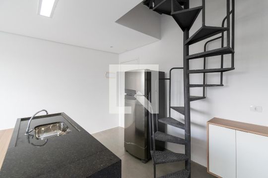 Cozinha de apartamento à venda com 1 quarto, 40m² em Vila do Encontro, São Paulo