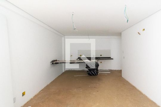 Sala/Cozinha de apartamento à venda com 1 quarto, 44m² em Vila do Encontro, São Paulo