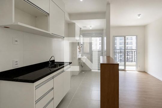 Cozinha de apartamento para alugar com 2 quartos, 54m² em Jardim Residencial Village, Limeira