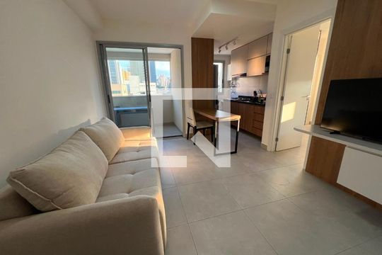 Sala de apartamento à venda com 1 quarto, 40m² em Barro Preto, Belo Horizonte