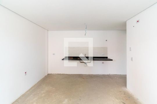 Sala/Cozinha de apartamento à venda com 1 quarto, 33m² em Vila do Encontro, São Paulo