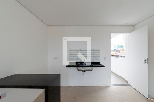Sala/Cozinha de apartamento à venda com 1 quarto, 34m² em Vila do Encontro, São Paulo