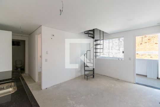 Sala/Cozinha de apartamento à venda com 1 quarto, 36m² em Vila do Encontro, São Paulo