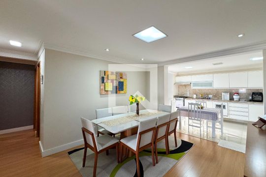 Sala de apartamento à venda com 3 quartos, 105m² em Baeta Neves, São Bernardo do Campo