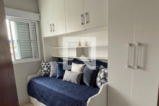 Quarto de apartamento à venda com 2 quartos, 48m² em Vila Progresso, Santo André
