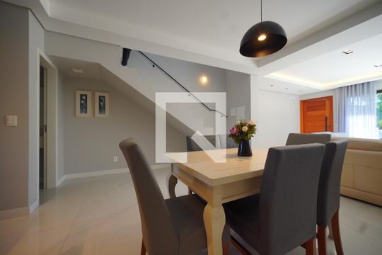 Sala de Jantar de casa para alugar com 3 quartos, 140m² em Lagoa da Conceição, Florianópolis
