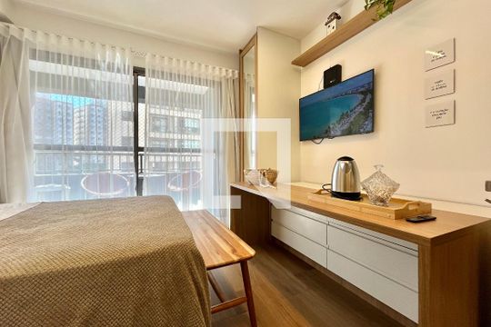 Sala/Quarto de kitnet/studio para alugar com 1 quarto, 24m² em Vila Mascote, São Paulo