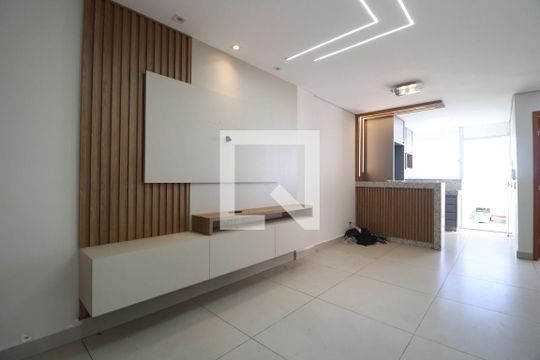 Sala de apartamento para alugar com 2 quartos, 55m² em Novo Mundo, Uberlândia