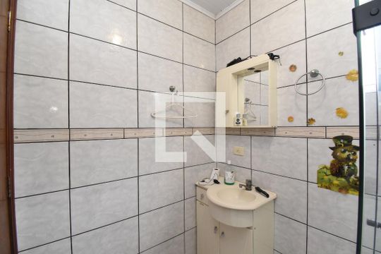 Banheiro da Suíte de casa à venda com 3 quartos, 155m² em Bairro Alto, Curitiba