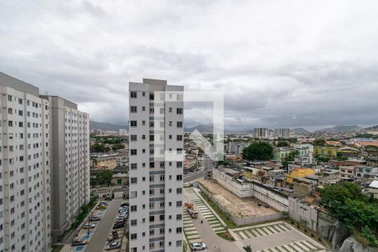 Vista da Sala de apartamento à venda com 2 quartos, 37m² em Bonsucesso, Rio de Janeiro
