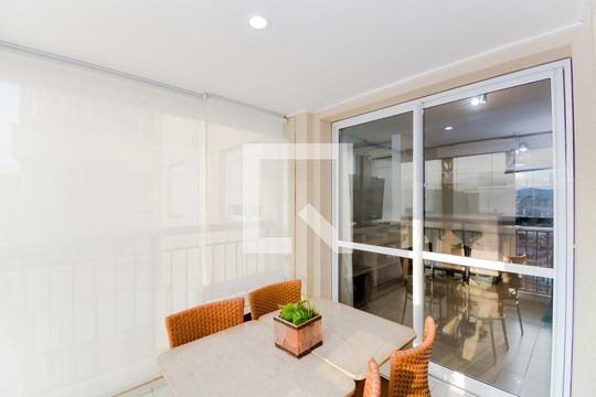 Varanda da Sala de kitnet/studio para alugar com 1 quarto, 37m² em Portal dos Gramados, Guarulhos