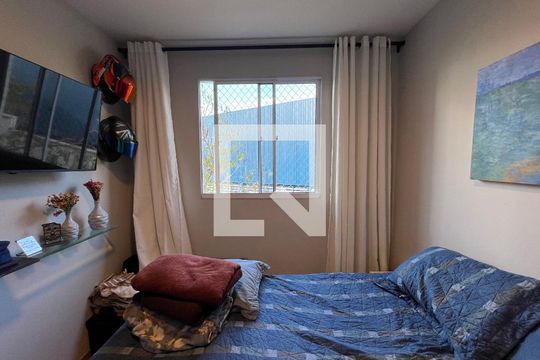 Quarto 1 de apartamento à venda com 2 quartos, 44m² em Chácara Cotia, Contagem