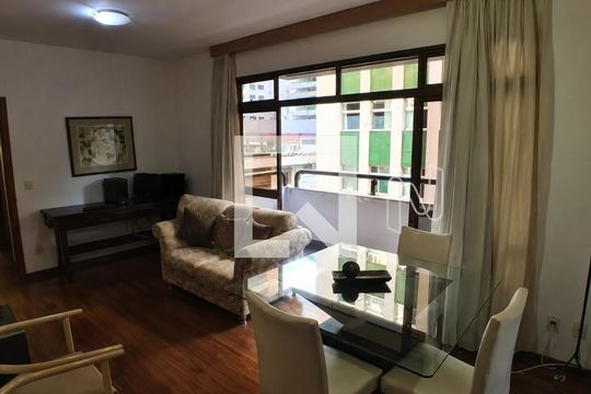 Sala de apartamento para alugar com 3 quartos, 130m² em Funcionários, Belo Horizonte