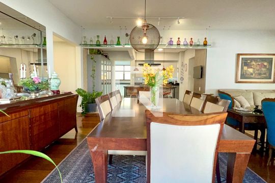 Sala de Jantar de apartamento para alugar com 4 quartos, 202m² em Paraíso, São Paulo