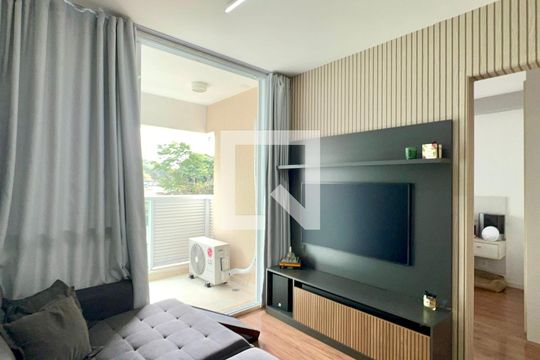 Sala de apartamento à venda com 1 quarto, 46m² em Pinheiros, São Paulo