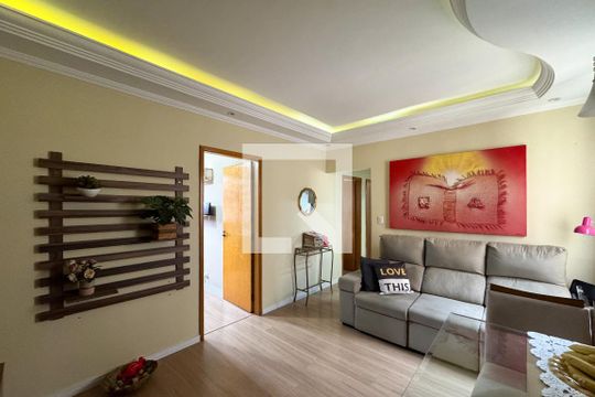 Sala de apartamento à venda com 3 quartos, 65m² em Vila Jerusalem, São Bernardo do Campo